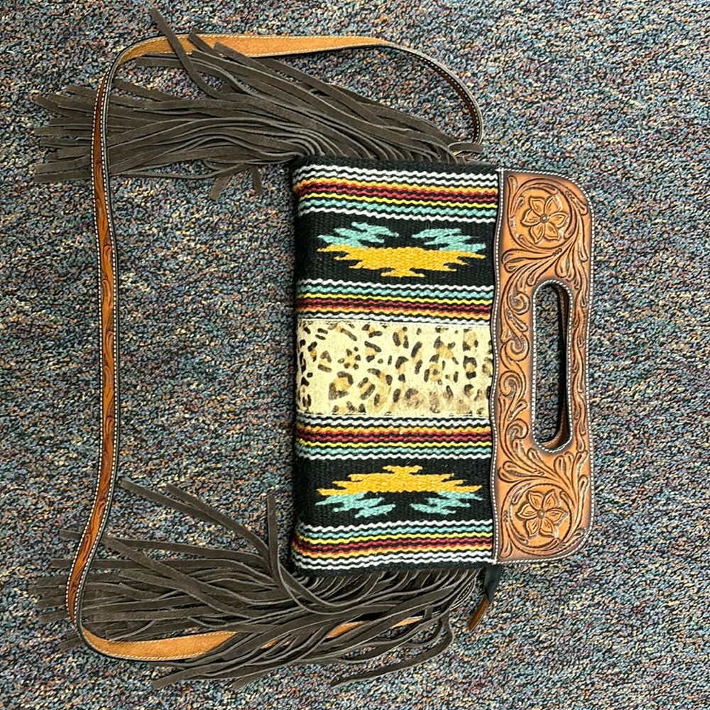 Women’s western leather purse